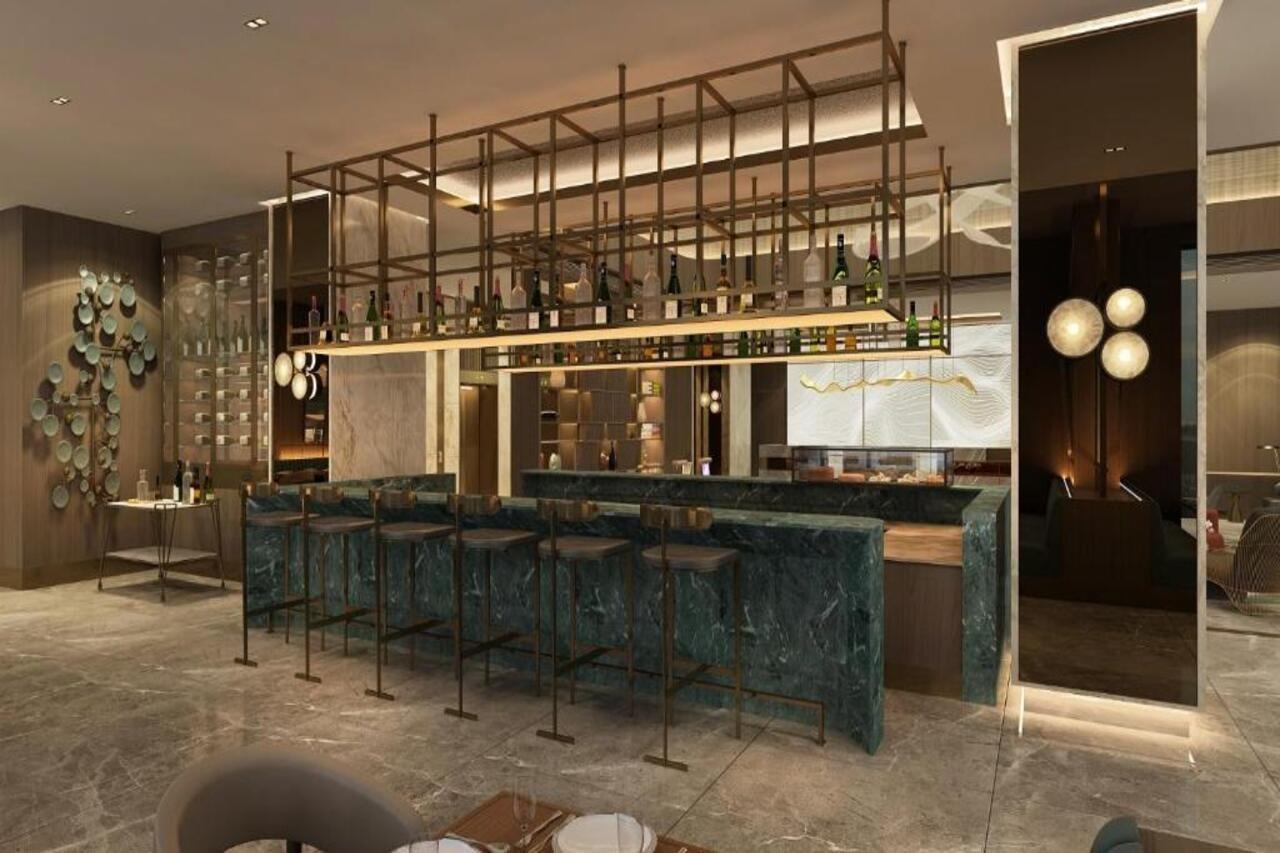 伊兹密尔万豪酒店 外观 照片 The bar at the hotel